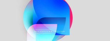 Soyut sıvı şekilleri örtüşür ve canlı renk değişimleri yaratır. Arkaplan ve sunumlar için modern tasarım ögesi.