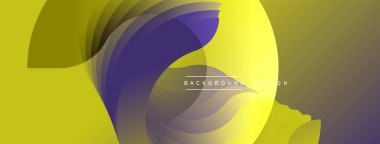 Soyut sıvı şekilleri, sarı mor gradyanlar. Modern tasarım, dinamik kompozisyon, pürüzsüz geçişler. Projeler için arkaplan ögesi.