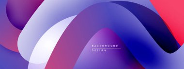 Soyut sıvı şekiller, canlı renkler, modern tasarım. Yumuşak gradyanlar dinamik bileşim oluşturur, uygun arkaplan ögesi.