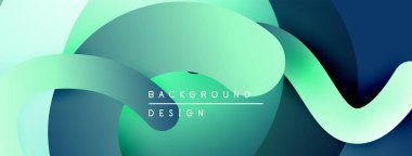 Soyut sıvı şekiller, canlı deniz mavisi renkleri, modern tasarım. Minimalist kompozisyon, eğim etkisi, pürüzsüz geçişler. Dijital projeler için arkaplan ögesi.