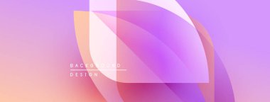 Soyut eğim arkaplanı. Üst üste binen şekiller dinamik görsel efekt yaratır. Yumuşak renkler harmanlanır, modern tasarım ögesi oluşturulur.