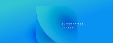Soyut mavi gradyanlar modern arkaplan oluşturur. Yumuşak şekiller örtüşür, dinamik görsel efekt oluşturur. Metin arkaplan tasarımı okur.