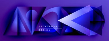 Soyut mor tasarım geometrik şekiller, metin arkaplan tasarımı, dinamik kompozisyon içerir. Modern, canlı, şık bir görüntü..