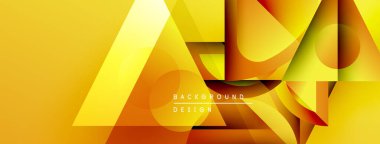 Soyut sarı, turuncu renkler. Geometrik şekiller, dinamik görsel efekt oluşturur. Modern tasarım arka planlar için uygun.