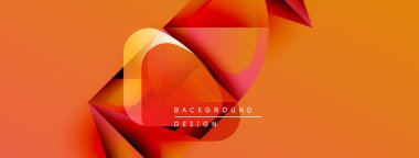Soyut turuncu tasarım. Üst üste binen şekiller dinamik görsel efekt yaratır. Metin arka plan tasarımı okur. Sıcak renk paleti kompozisyona hakim olur.