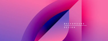 Soyut eğim arkaplanı. Pembe, mor, mavi renkler düzgün bir şekilde harmanlanır. Minimalist metin arka plan tasarımı okur. Modern görsel element.