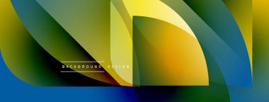 Soyut sıvı şekiller, canlı renkler kusursuz bir şekilde harmanlanır. Modern tasarım enerjiyi, hareketi, dinamik bileşimi çağrıştırır. Arkaplanda değişken geçişler var.