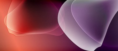 Soyut akışkan şekiller harmanlanarak sıcak ve serin renk değişimleri yaratır. Düz geçişler hareketi, derinliği ve görsel uyumu akla getiriyor..