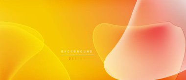 Soyut akışkan şekiller, sıcak renkler karışımı. Gradyan geçişler dinamik görsel efekt yaratır. Arkaplan ve sunumlar için uygun modern tasarım.