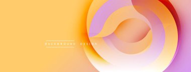 Soyut renkli katmanlar dinamik görsel akış yaratır. Yumuşak gradyanlar turuncu, pembe ve mor renkleri harmanlarlar. Minimalist tasarım modern estetiği çağrıştırıyor.