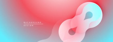 Soyut akış şekilleri, pembeler, maviler yumuşak bir arkaplan oluşturur. Dijital projeler için modern tasarım ögesi.