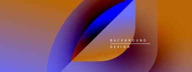 Soyut gradyanlar harmanlanarak sıvı şekiller oluşturur. Renkler mordan turuncuya, maviye dönüşüyor. Metin arka plan tasarımı okur. Modern görsel kompozisyon.