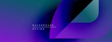 Soyut eğim arkaplanı. Mor, mavi renkler düzgün bir şekilde harmanlanır. Minimalist tasarım metin arkaplan tasarımı içerir. Modern estetik.