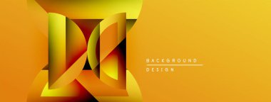 Soyut altın tasarım katmanlı şekiller, gradyanlar içerir. Modern estetik, arka planlar ve sunumlar için uygun. Parlak, dinamik kompozisyon.