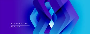 Soyut mavi gradyan katmanlar dinamik görsel efekt yaratır. Modern tasarım arka planlar, sunumlar ve web siteleri için uygundur.