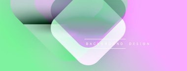 Soyut gradyanlar çakışıyor, yumuşak şekiller yaratıyor. Metin okuma arkaplan tasarımı ile Pastel renkleri kompozisyona baskın gelir. Minimalist estetik.