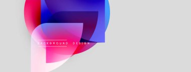 Soyut şekiller, canlı renklerin karışımı. Modern tasarım, pürüzsüz eğimler dinamik arkaplan yaratır. Minimalist estetik, temiz sunum.