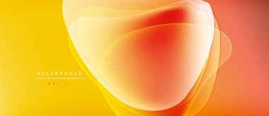 Soyut sarı, turuncu katmanlar dinamik bir zemin oluşturur. Pürüzsüz eğimler, akış şekilleri hareketi, modern tasarım estetiğini akla getiriyor..