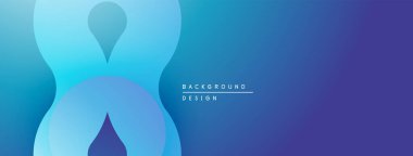 Soyut mavi katmanlar akışkan şekiller yaratır. Arkaplan derinliği ve modern tasarım unsurlarını gösteriyor. Minimalist estetik.