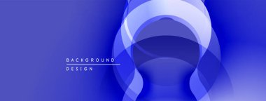 Soyut mavi katmanlar dinamik bileşim yaratır. Yumuşak eğimler derinliği, modern estetiği akla getiriyor. Minimalist tasarım, zarif zemin.