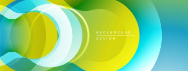 Soyut dalgalar, canlı renkler karışımı. Sarı, yeşil, mavi renkler pürüzsüz geçişler yaratır. Modern tasarım, temiz estetik.