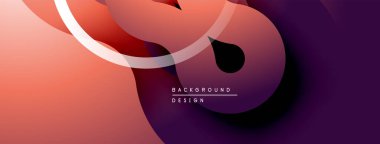 Soyut sıvı şekiller, değişken renkler, modern tasarım. Düz eğriler dinamik bileşim ve görsel uyum yaratır. Projeler için arkaplan ögesi.