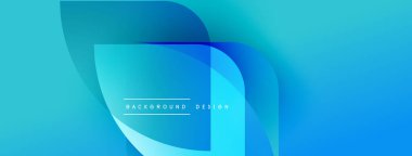 Soyut mavi eğimler akan şekiller yaratır. Modern tasarım merkezi element içinde metin arkaplan tasarımı içerir. Yumuşak geçişler, canlı renkler.