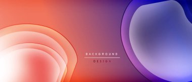 Soyut değişim katmanları akışkan şekiller yaratır. Sıcak renkler serin tonlara dönüşür. Metin kaplamalı minimalist tasarım.