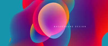 Soyut sıvı şekiller, canlı renklerin karışımı. Modern tasarım, dinamik kompozisyon, arka planlar ve sunumlar için mükemmel. Yumuşak gradyanlar görsel ilgi yaratır.