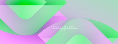 Soyut gradyanlar harmanlanarak akışkan şekiller yaratır. Yumuşak renkler baskın, modern tasarım unsurlarını gösteriyor. Mevcut en küçük metin.