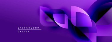 Soyut mor tasarım akışkan şekiller, gradyanlar içerir. Modern arka plan dijital projeler ve sunumlar için idealdir. Düz eğriler dinamik görsel efekt yaratır.