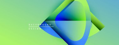 Soyut sıvı şekilleri, canlı yeşil arkaplan. Modern tasarım elementleri dinamik görsel etki yaratır. Yumuşak eğimler, akış biçimleri.