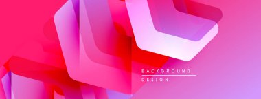 Soyut canlı katmanlar dinamik bileşim yaratır. Pembe, mor renkler harmanlanarak modern arka plan tasarımını oluşturuyor. Yumuşak eğimler derinliği gösterir.