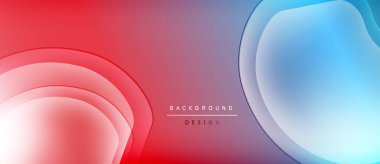 Soyut sıvı şekilleri kırmızı, mor ve mavi renkleri harmanlar. Katmanlı tasarım derinlik yaratır, modern estetik. Mevcut en küçük metin.