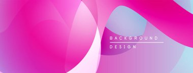Soyut, enerjik bir arkaplan. Pembeler, pembeler, maviler modern tasarım yaratır. Gradyan renkler görsel çağrı sunar.