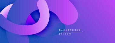 Soyut mor tasarım akışkan şekiller, gradyanlar içerir. Modern estetik, arka planlar ve sunumlar için uygun. Minimalist kompozisyon.