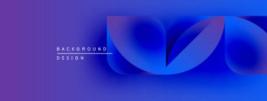 Soyut gradyan tasarımı. Akan şekiller dinamik görsel efektler yaratır. Pankartlar ve sunumlar için modern arkaplan uygun.