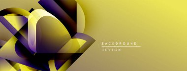 Soyut altın tasarım üst üste binen şekiller, gradyanlar içerir. Modern estetik, arka planlar ve sunumlar için uygun. Mevcut en küçük metin.