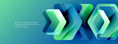 Soyut geometrik katmanlar dinamik görsel efekt yaratır. Gradyan renkler harmanlanarak modern arkaplan tasarımı oluşturur. Minimalist stil.