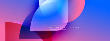 Soyut sıvı şekilleri örtüşür, canlı mor, mavi ve pembe renkler yaratır. Metin elemanı mevcut modern arkaplan tasarımı.