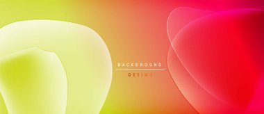 Soyut gradyanlar sarı, turuncu, kırmızı karışımı. Pürüzsüz şekiller, dinamik görsel efektler yaratır. Minimalist tasarım uygun arka planlar.
