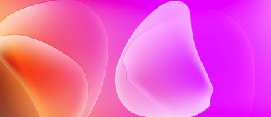 Soyut sıvı şekiller harmanlanır, canlı pembeler, portakallar, morlar sergilenir. Yumuşak eğimler rüya gibi, pürüzsüz görsel efektler yaratır.