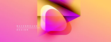 Soyut gradyan tasarımı. Canlı pembeler, portakallar, sarılar düzgün bir şekilde harmanlanır. Modern, dinamik kompozisyon görsel ilgi yaratıyor.