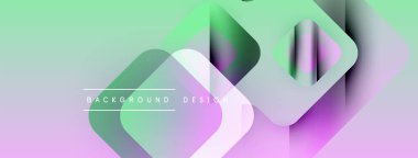 Soyut geometrik şekiller örtüşür, canlı bir gradyan arkaplan oluşturur. Yumuşak pastel renkler kusursuz bir şekilde harmanlanır. Modern tasarım ögesi.