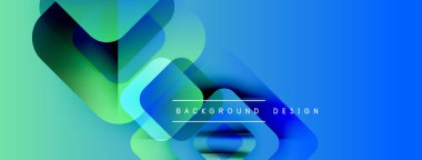Soyut gradyanlar harmanlanır ve dinamik şekiller yaratır. Mavi, yeşil renkler kompozisyona hakim. Metin arka plan tasarımı okur. Modern görsel element.