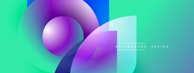 Soyut, enerjik şekiller çakışıyor. Renkler karışıyor, dinamik görsel efekt yaratıyor. Arka planlar için modern tasarım ögesi.