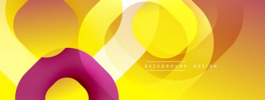 Soyut sıvı şekiller, canlı sarı, turuncu renkler. Modern tasarım, pürüzsüz eğimler dinamik kompozisyon yaratır. Projeler için arkaplan ögesi.