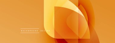 Soyut turuncu tasarım. Üst üste binen şekiller dinamik görsel efekt yaratır. Sıcak tonlarda baskın kompozisyon, modern estetik.
