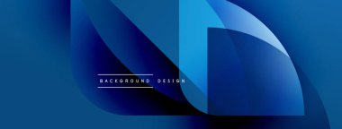 Soyut mavi tasarım. Yumuşak eğimler dinamik şekiller yaratır, modern estetik. Metin arka plan tasarımı okur. Minimalist kompozisyon.