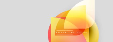 Soyut renkli katmanlar örtüşüyor ve dinamik bileşim oluşturuyor. Arkaplan grafikleri, metin elemanları, modern tasarım estetiği.